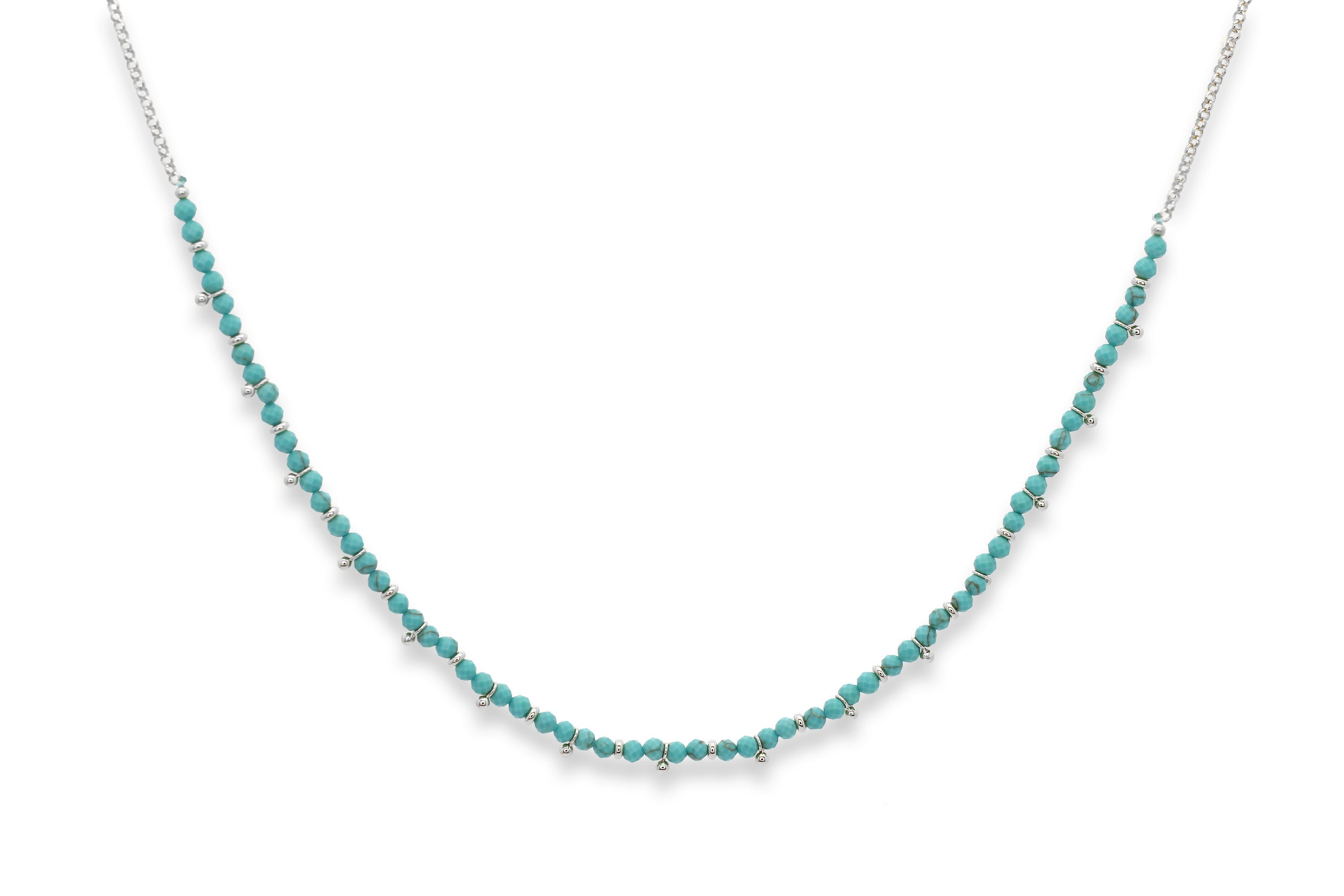 Stunning hotsell 925 Sterling Silver Turquoise Necklace