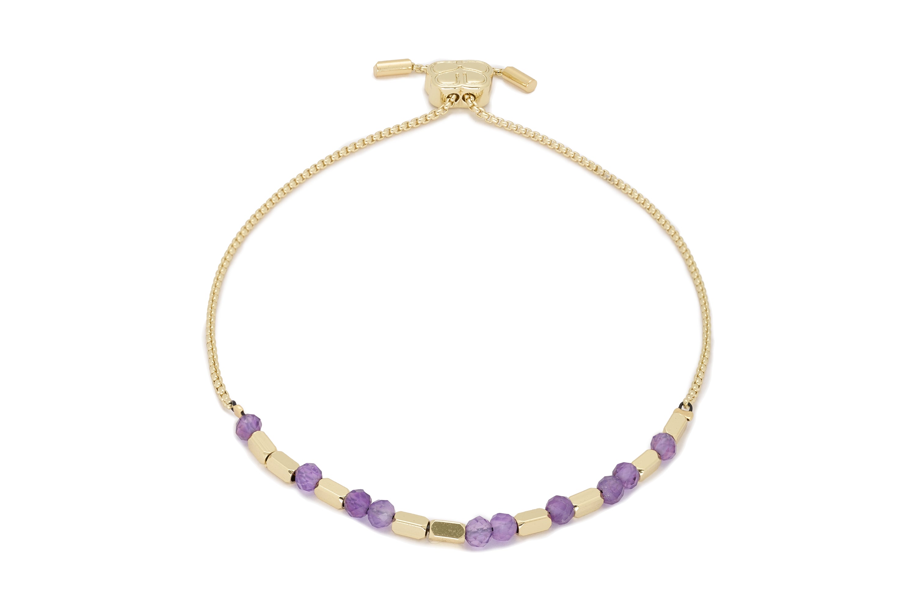 Filigree gold plated amethyst and labradorit outlet bracelets