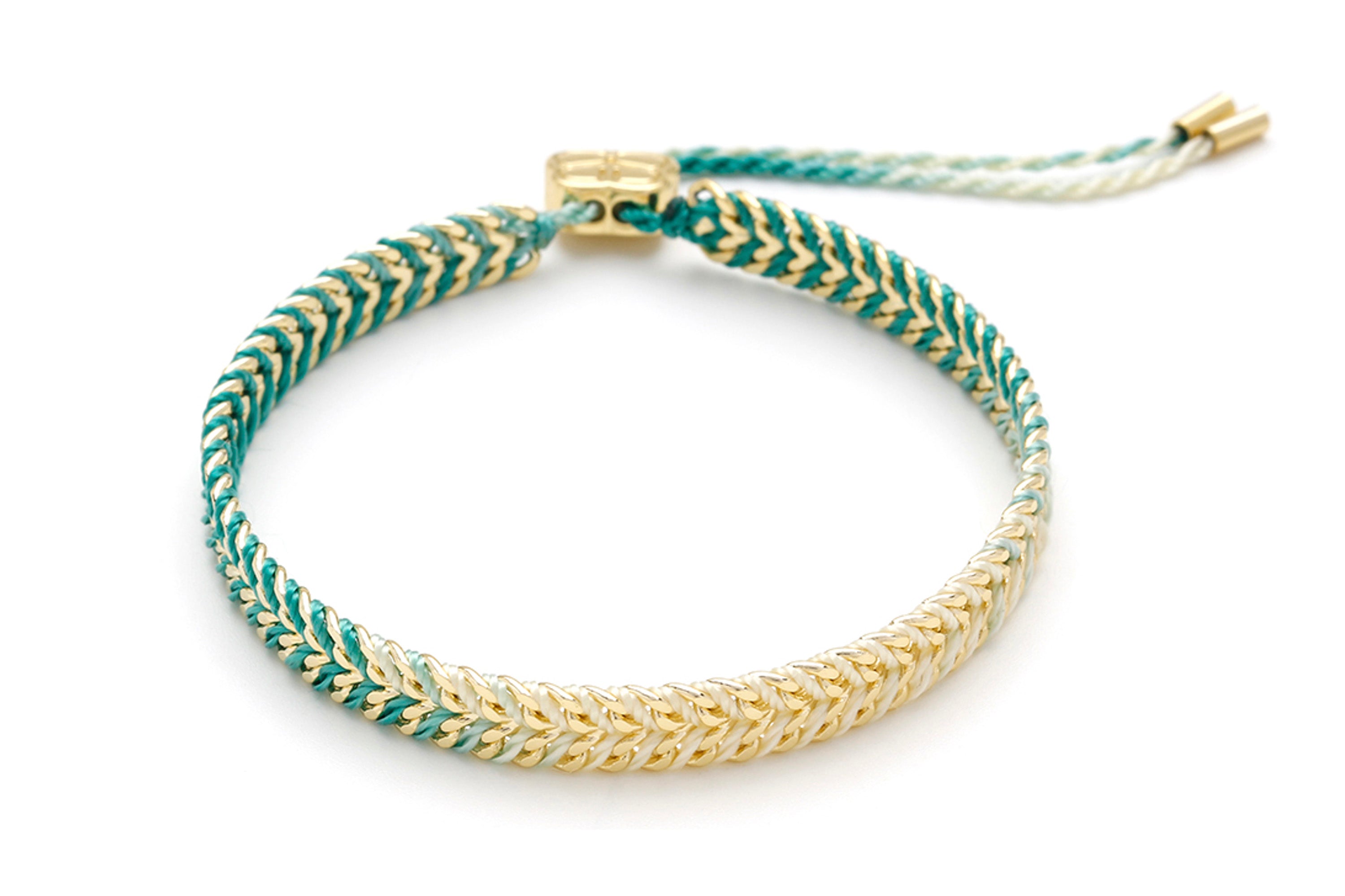 Baros Turquoise & Gold Stacking Bracelet