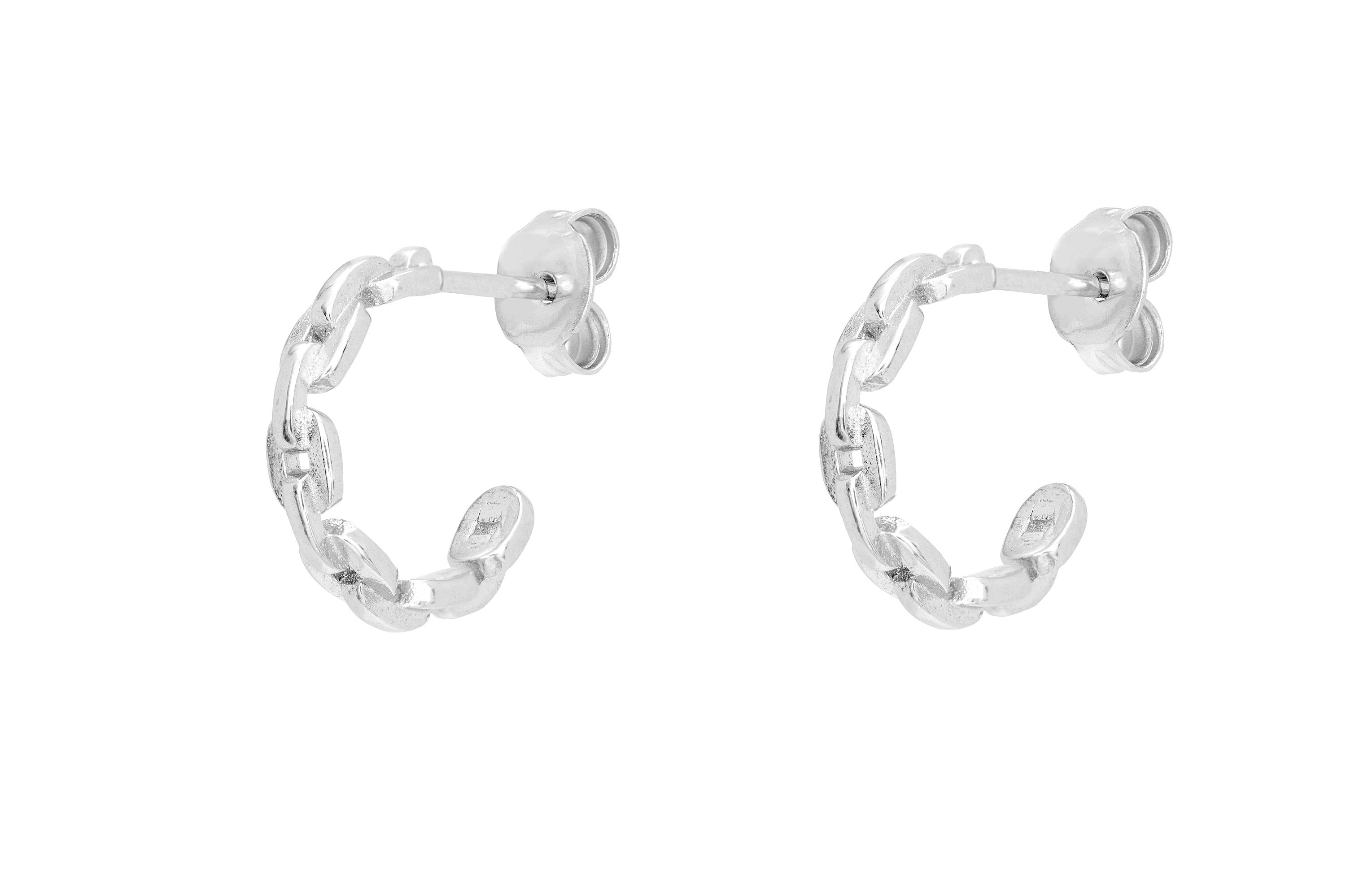 Sabrina Sterling Silver Hoop Earrings