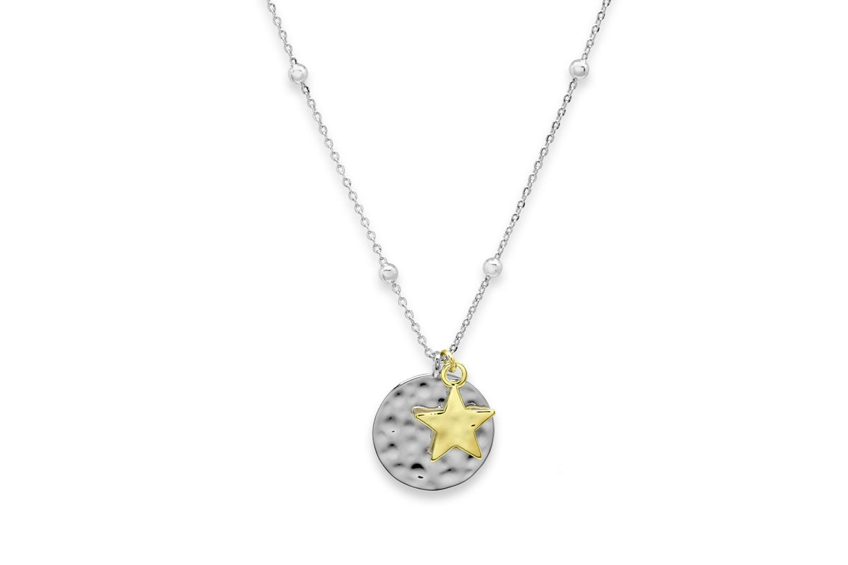 Luna Star and Moon Pendant Necklace