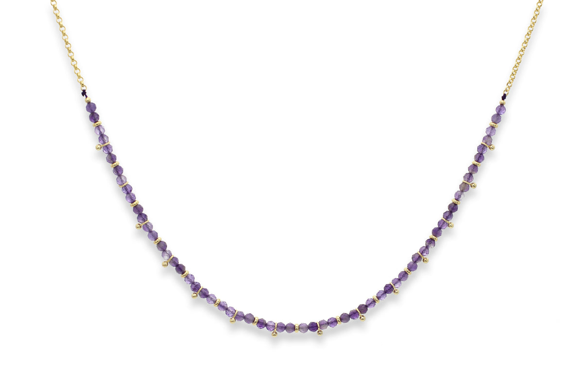 Salus Amethyst Gemstone Necklace