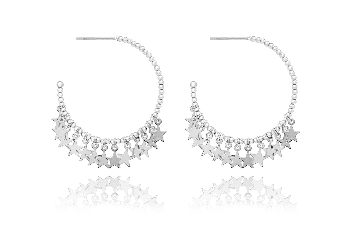 Oralia Multi Star Hoop Earring