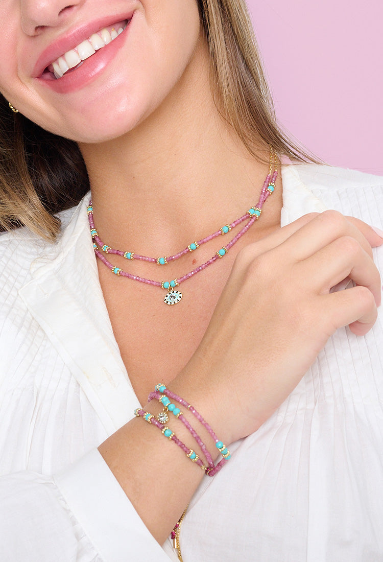 Buy Women's Necklaces Pink Jewellery Online | Next UK