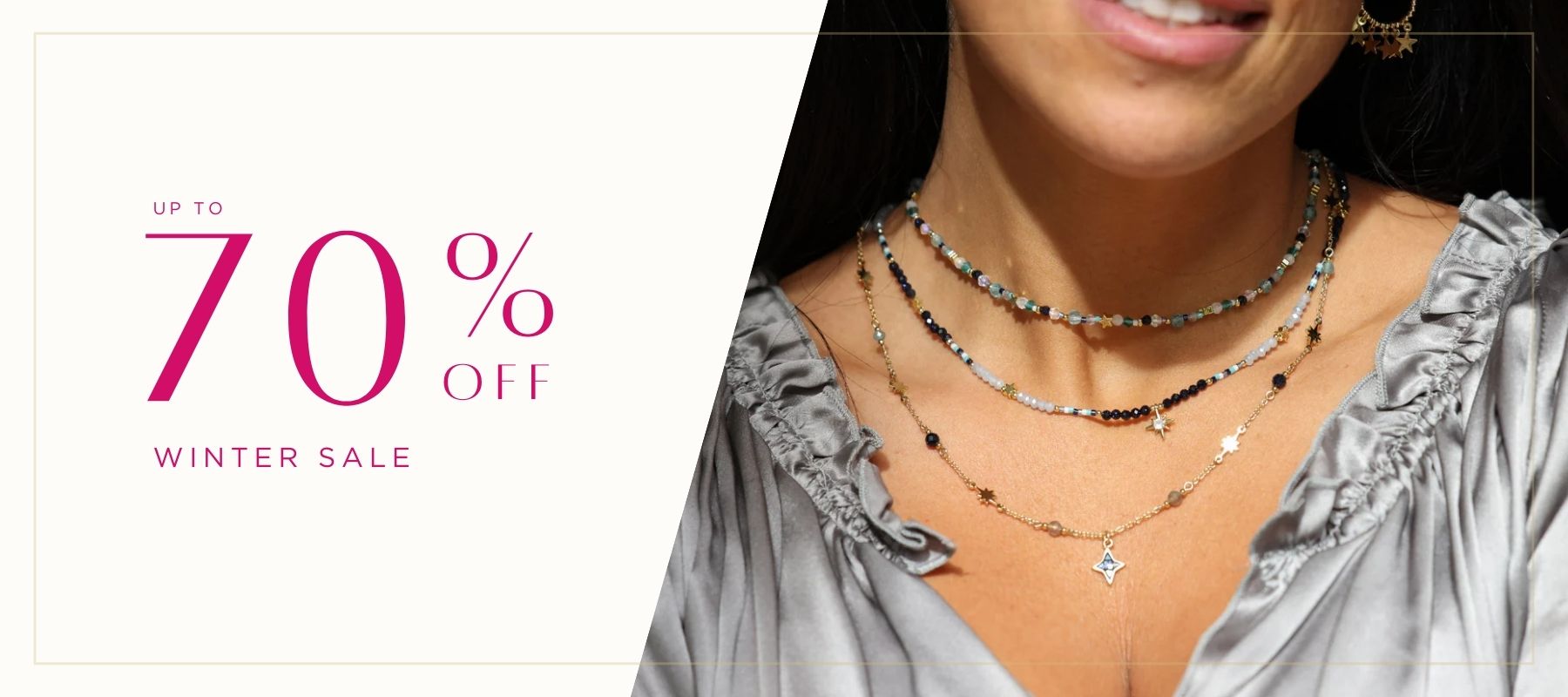 Up to 70% off in the Boho Betty Winter jewellery sale