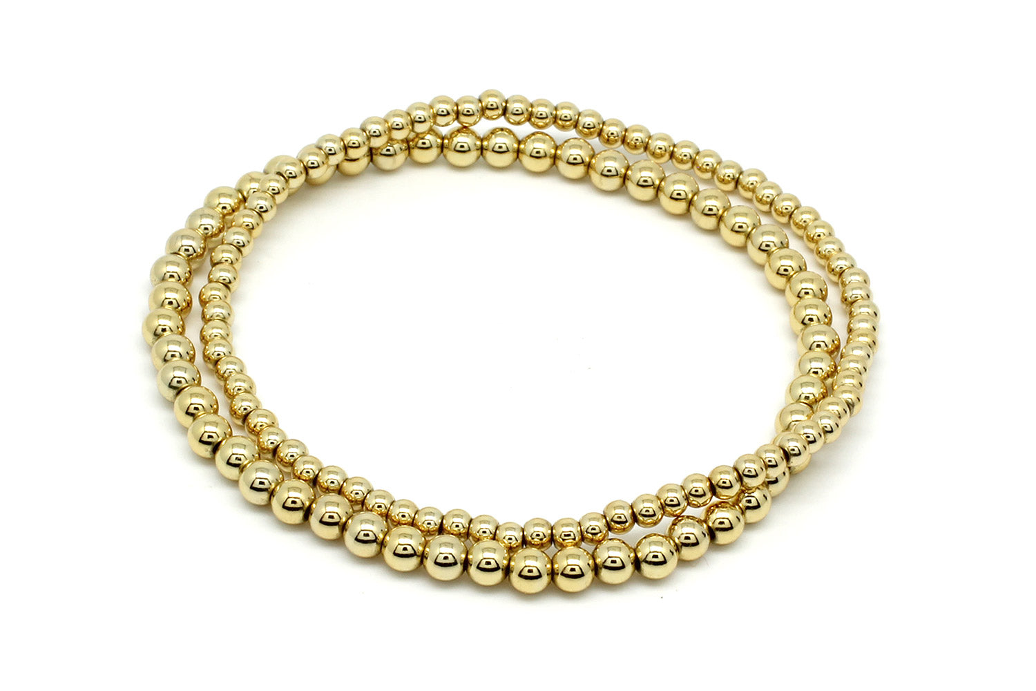 Sumatra Gold Stacking Bracelets