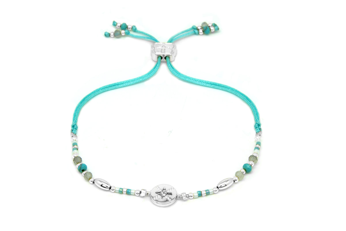 Goji Turquoise Beaded Bracelet