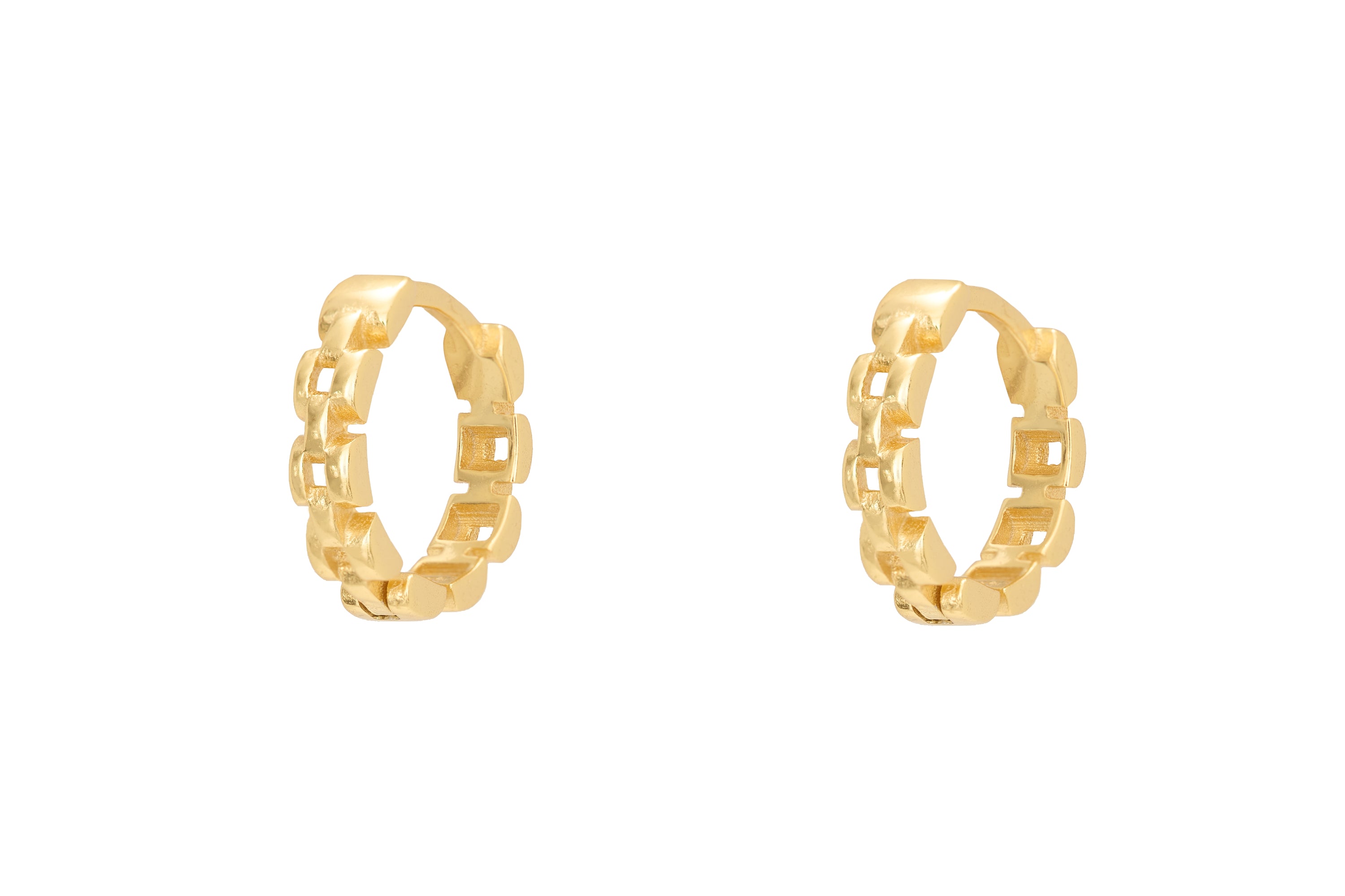 Huggie earrings gold deals 14k