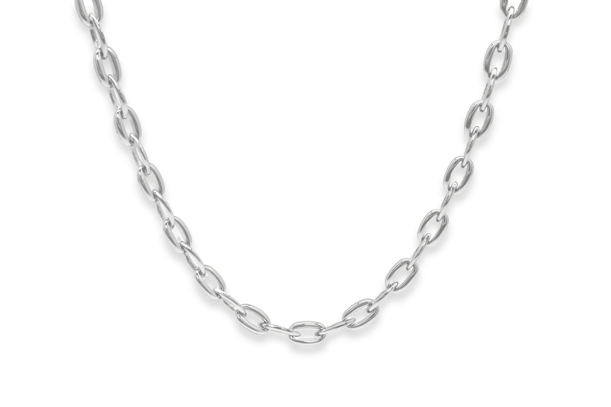 Errai Silver Chunky Chain Necklace