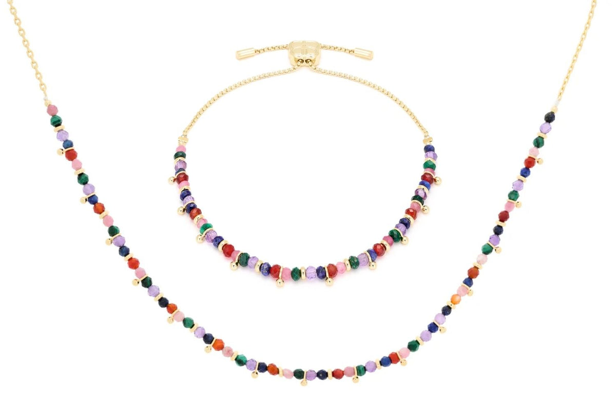 Harmony Bright Necklace and Bracelet Set