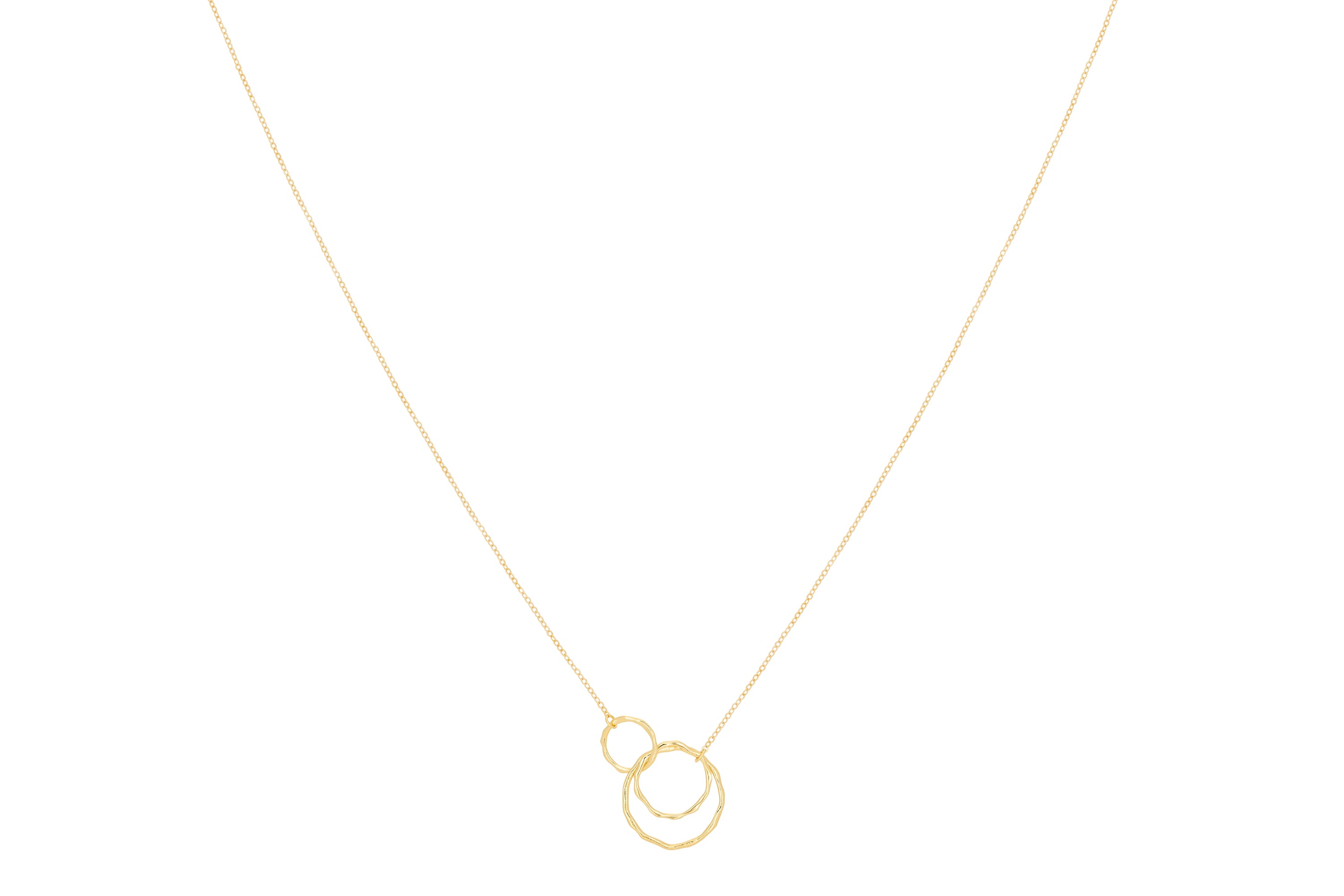 Circle pendant sale necklace gold