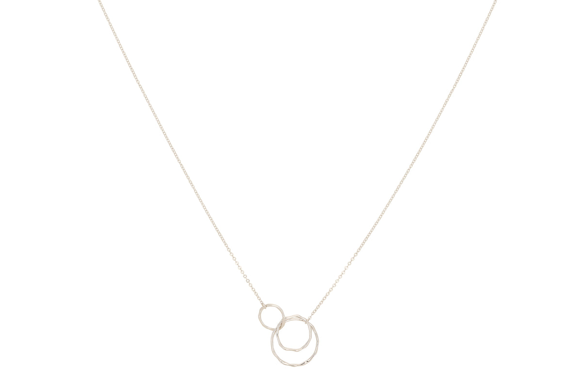 Pimms Silver Circular Necklace