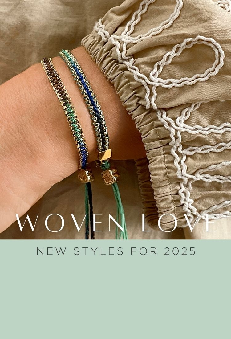 Bestselling stunning braided and woven bracelets in a range of colours