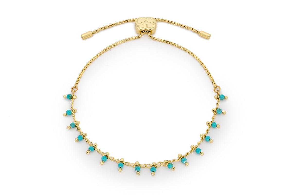 Aloha Turquoise Gold Bracelet