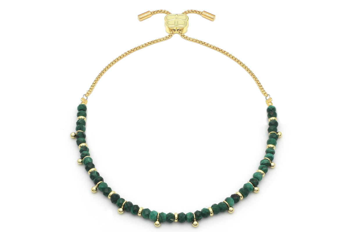 Harmony Malachite Gold Bracelet