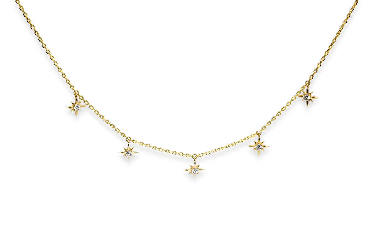 Latone 5 Star Gold necklace