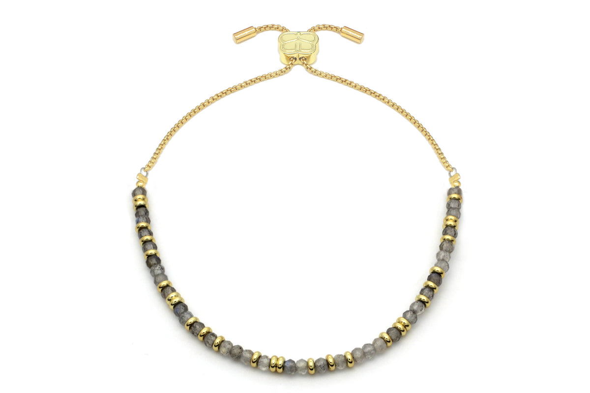 Mystical Labradorite Gold Bracelet