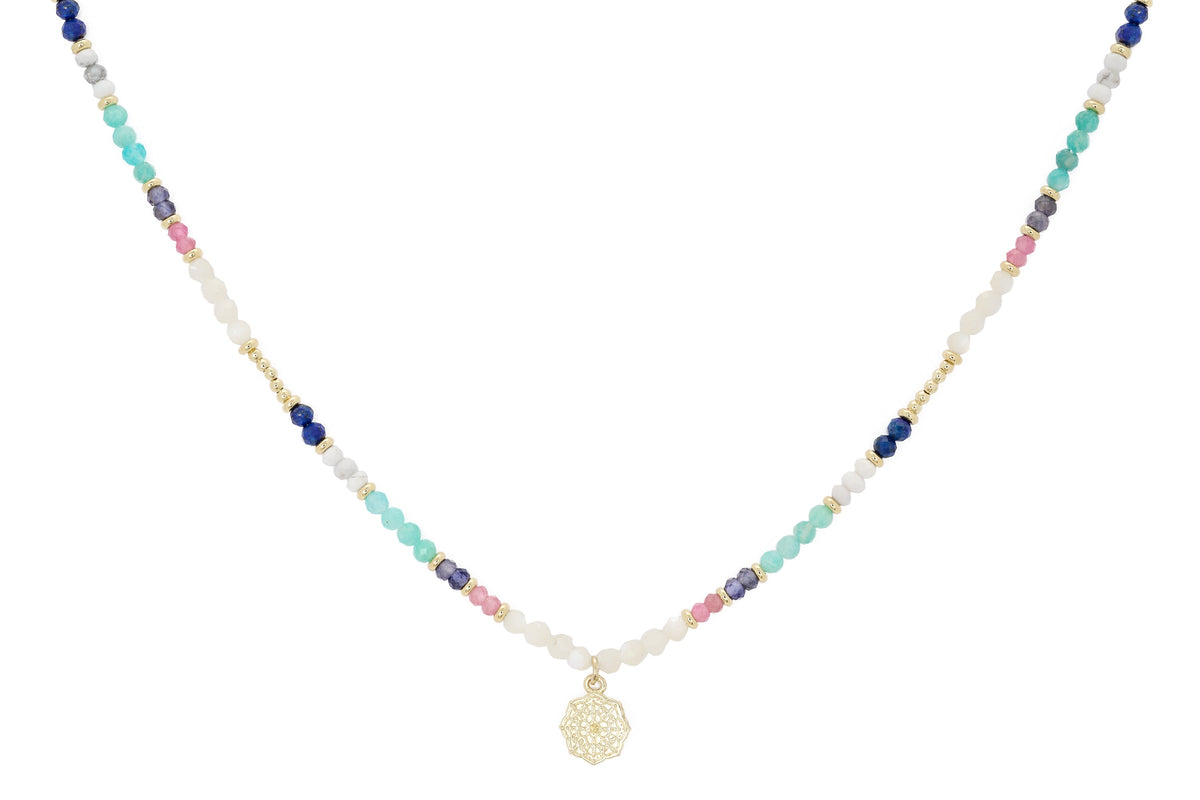 Halia Mixed Gemstone Necklace