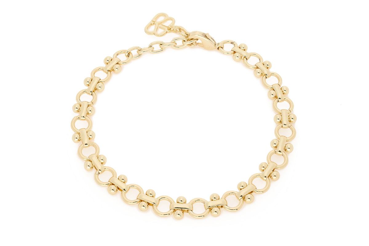 Infinate Gold Chain Bracelet