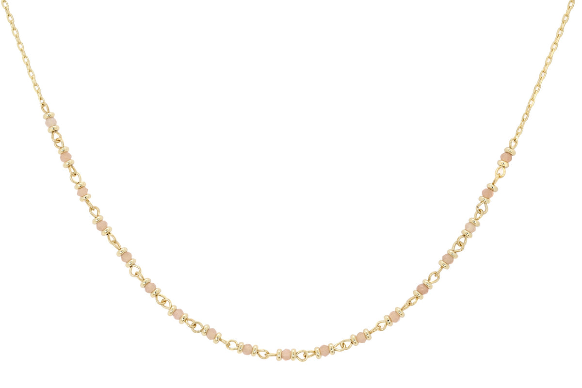 Panacea Sunstone Gemstone Gold Necklace