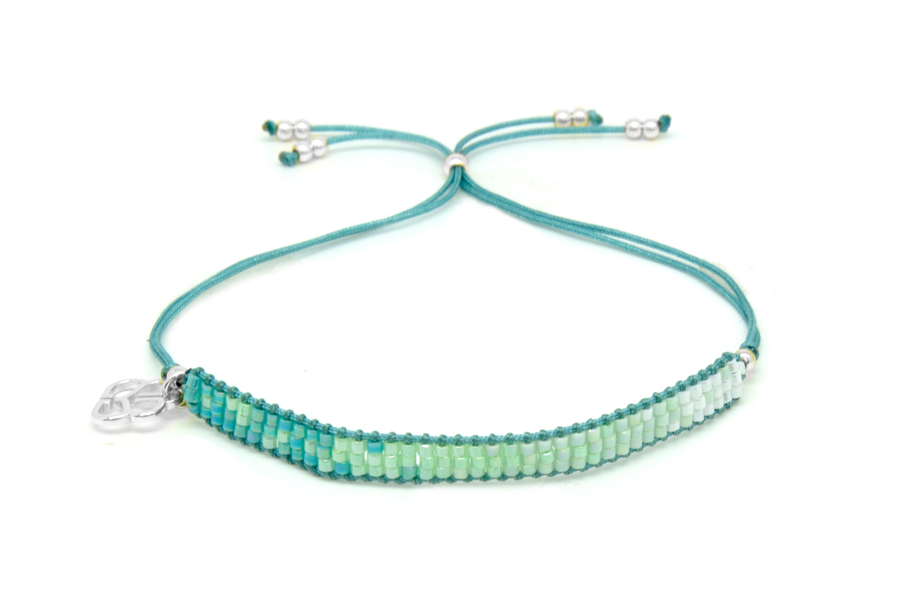 Senorita Turquoise Silver Friendship Bracelet