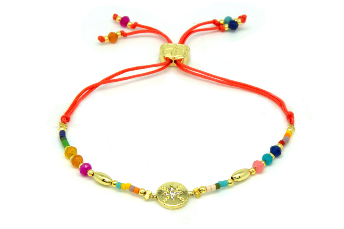 Goji Multi Beaded Bracelet