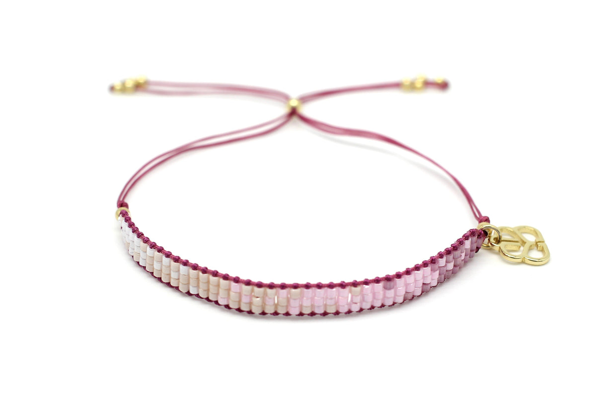 Portrait Pink Friendship Bracelet