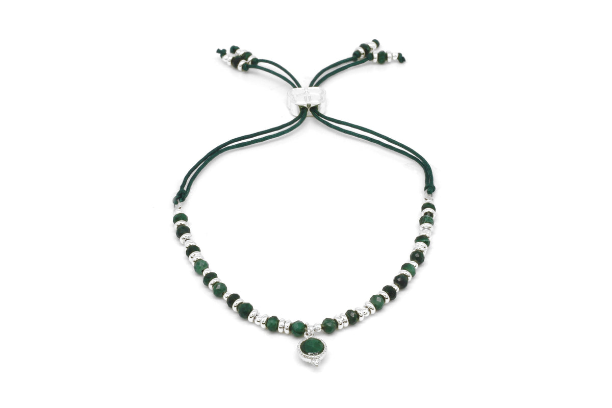 Sense Malachite Silver Bracelet