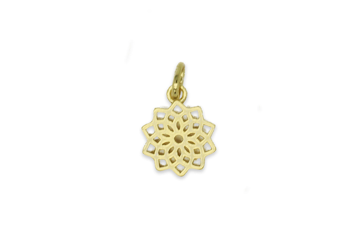 Crown Chakra Gold Necklace Charm